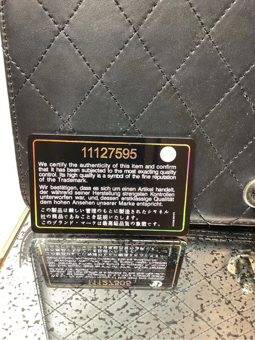 Chanel Boy Lambskin Leather Flap Bag- Black